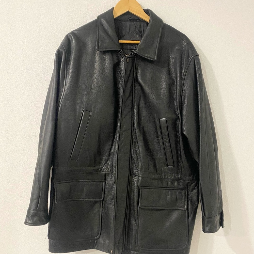 Bostonian by Moores Genuine Leather Jacket - Large